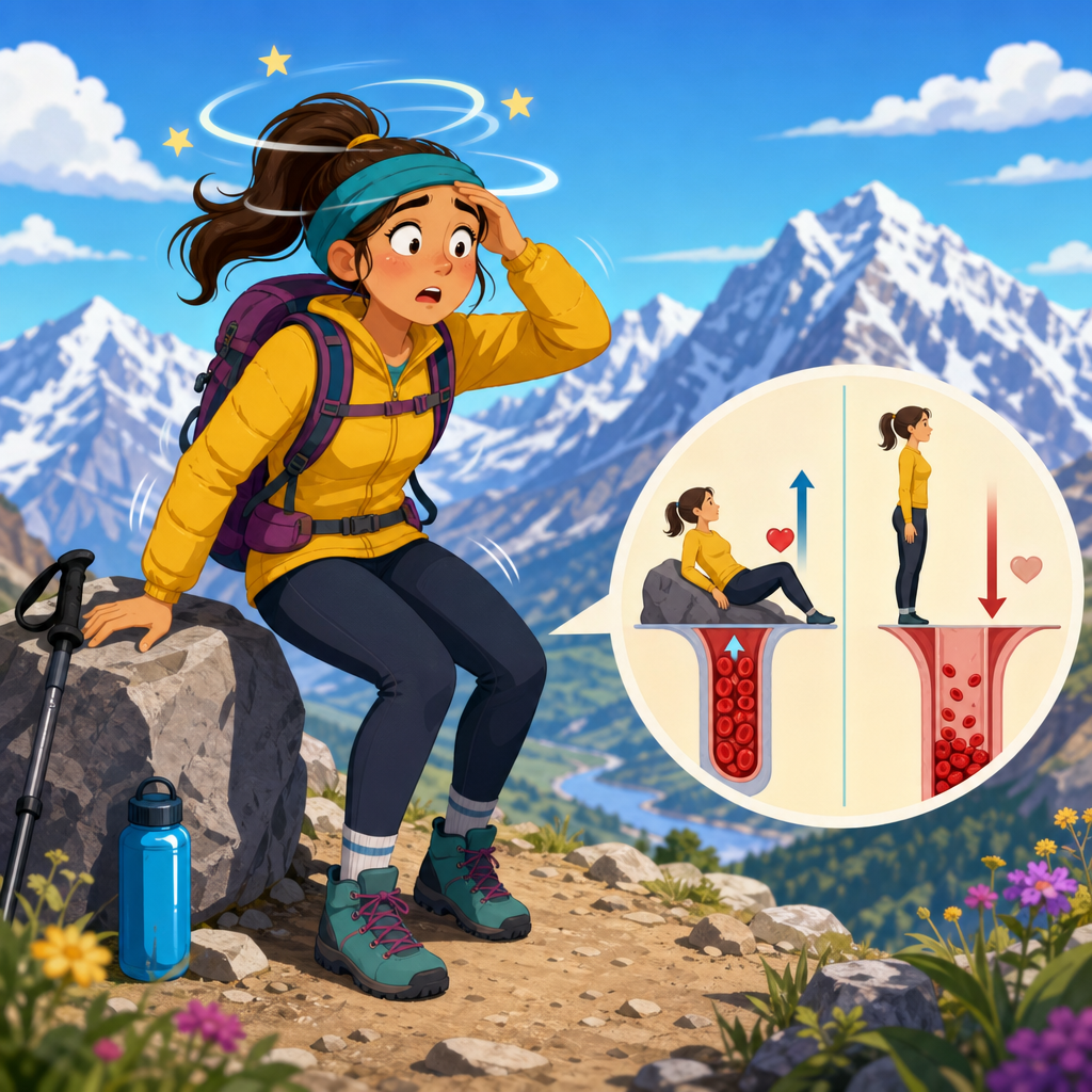 Why dizziness at altitude feels worse when you stand up quickly