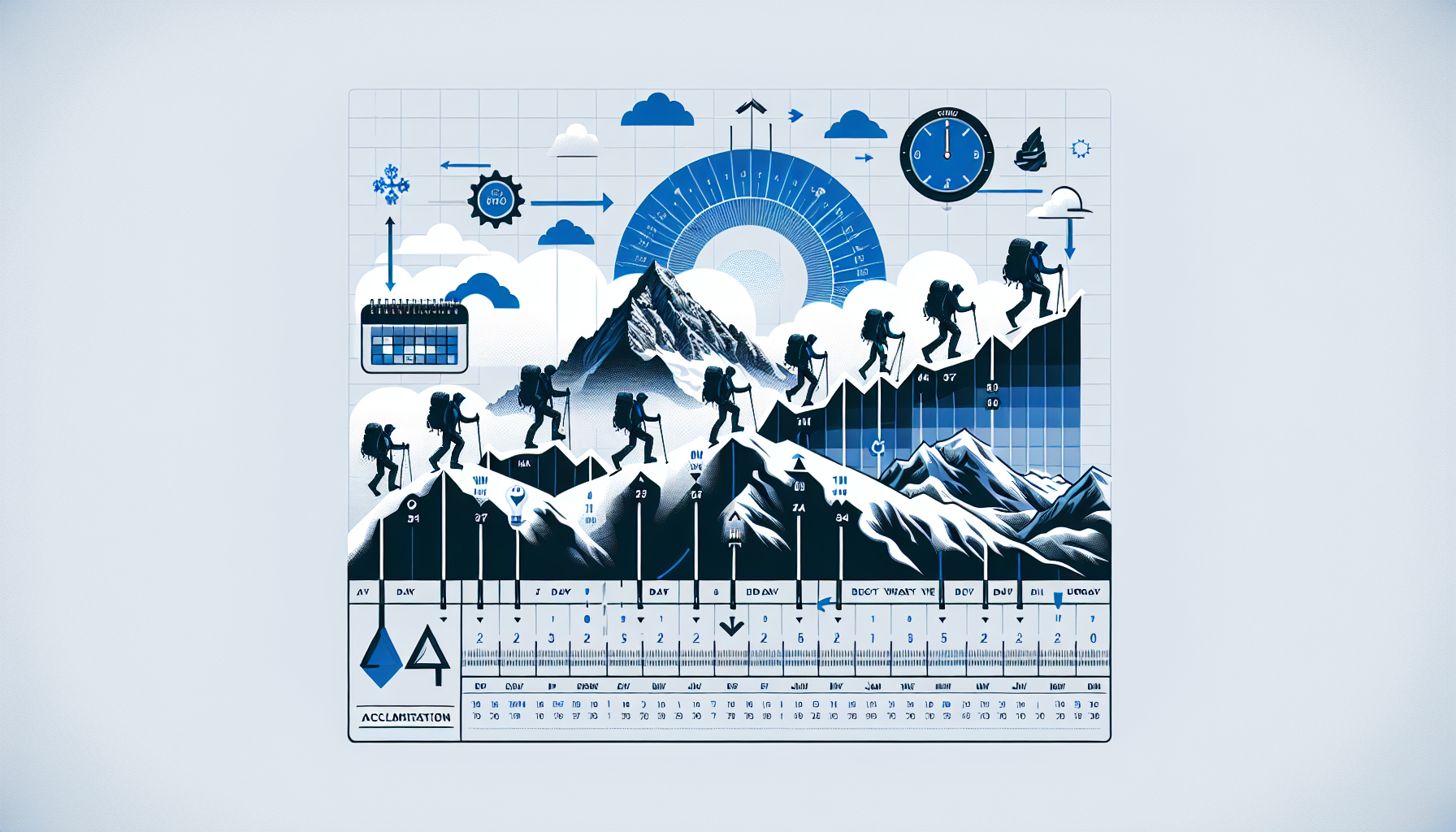 How to build a week-long acclimatization plan for a 14er trip