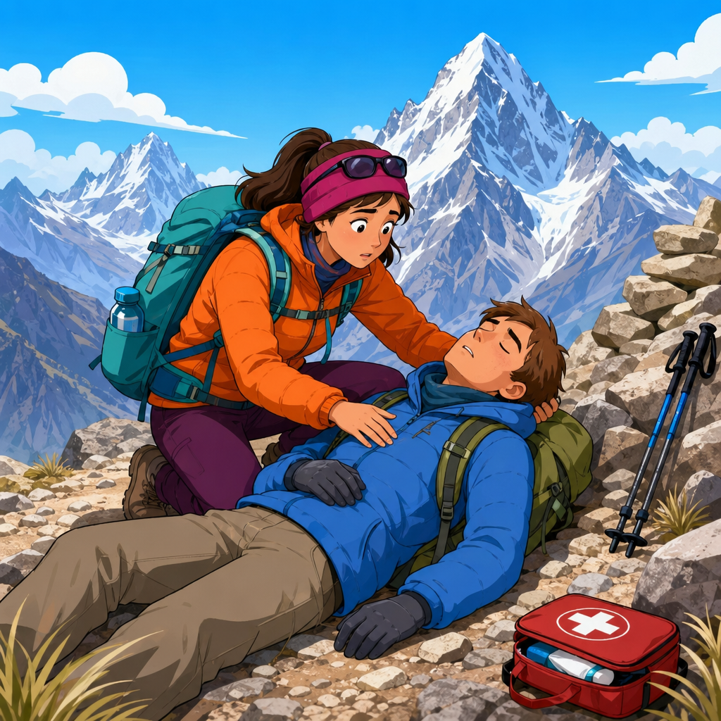 What to do if someone collapses at altitude