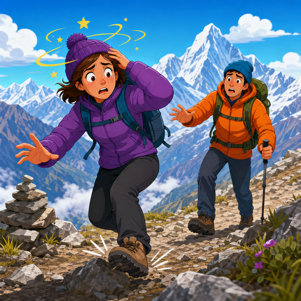 Why stumbling and confusion at altitude should never be ignored