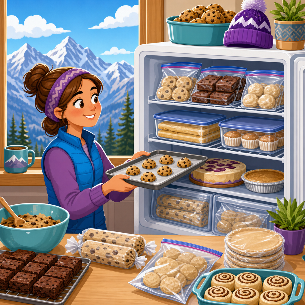 Best freezer strategies for make-ahead baking at altitude