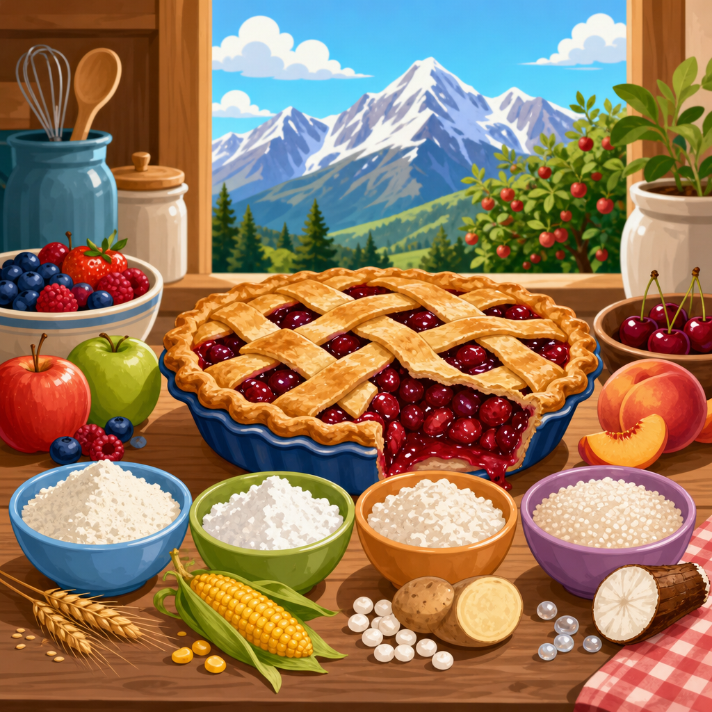 Best thickener choices for fruit pies at altitude