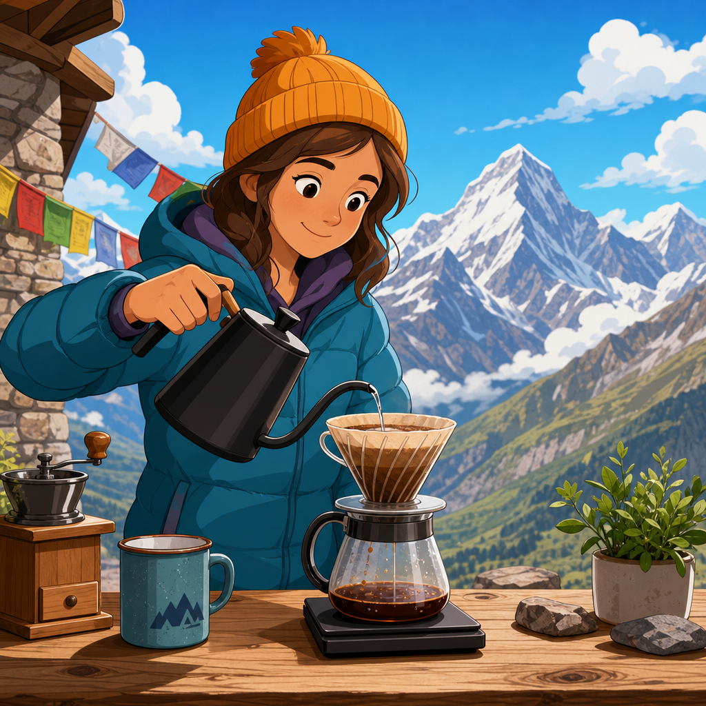 Coffee brewing at altitude: how to get better extraction