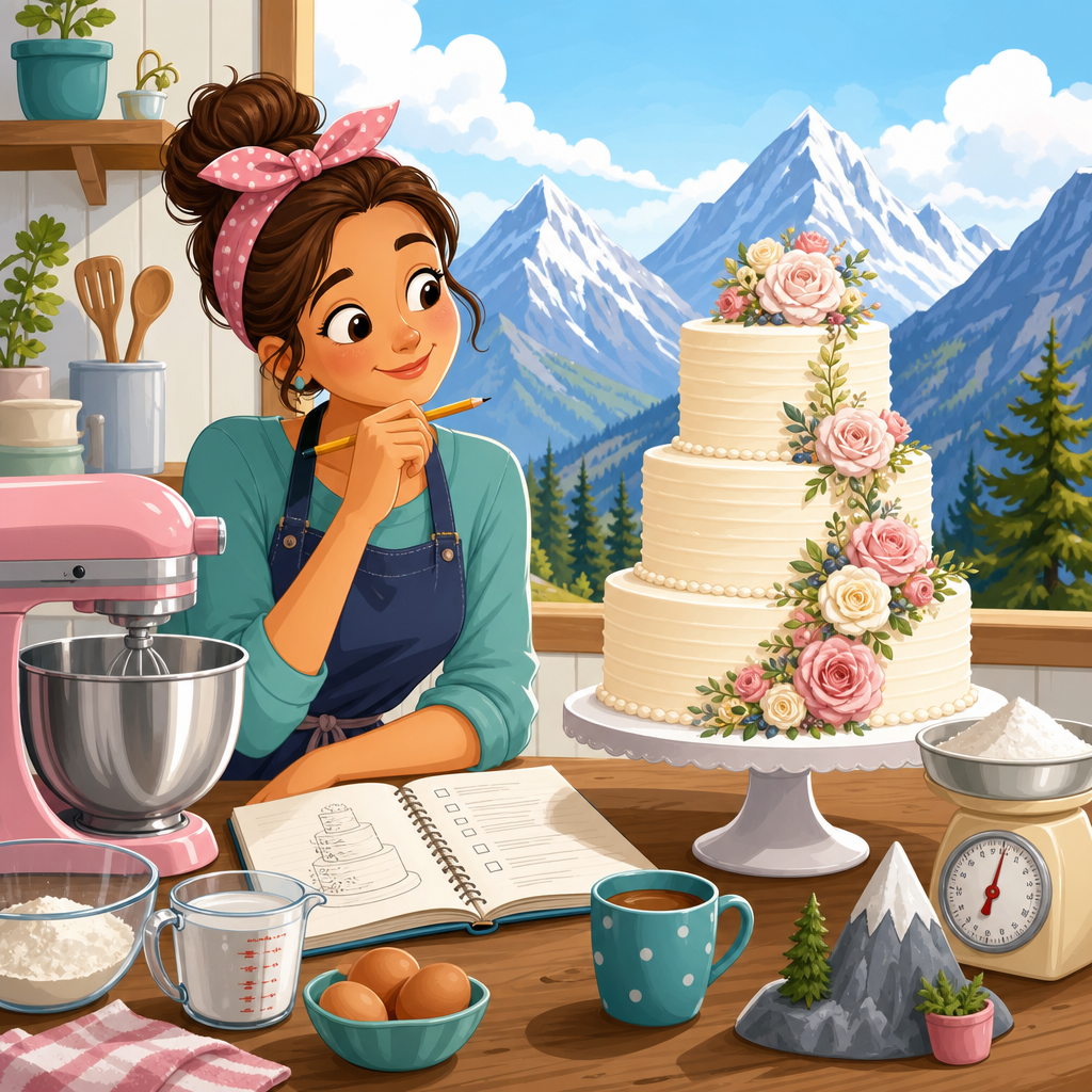 High altitude wedding cake planning for home bakers
