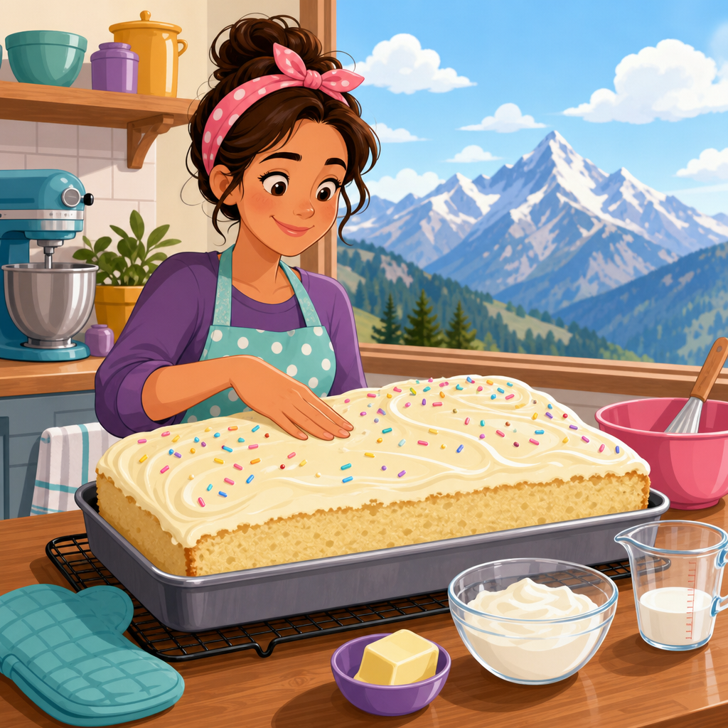 How to keep sheet cakes soft at altitude