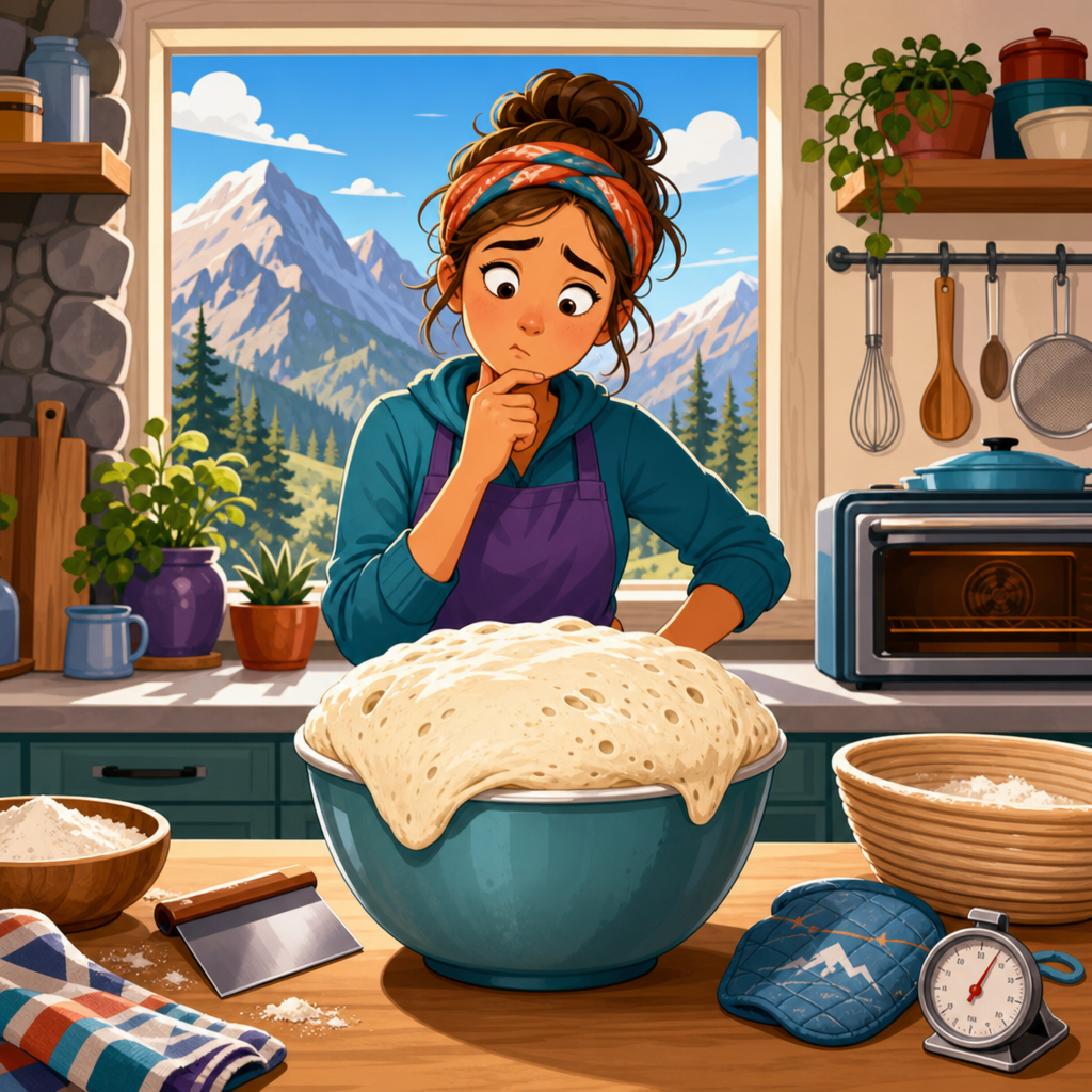 How to troubleshoot overproofed bread in a dry mountain kitchen