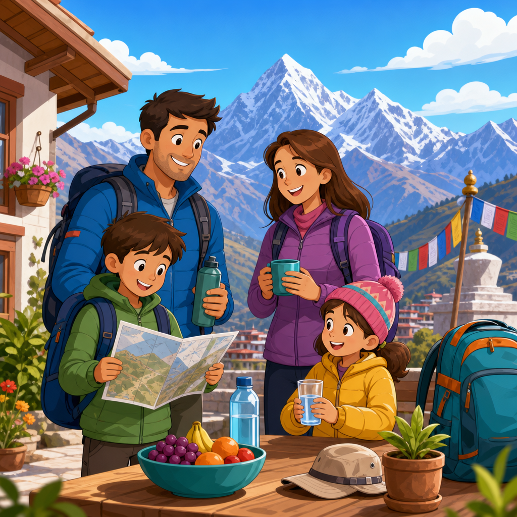Best first-day plan for families arriving at altitude
