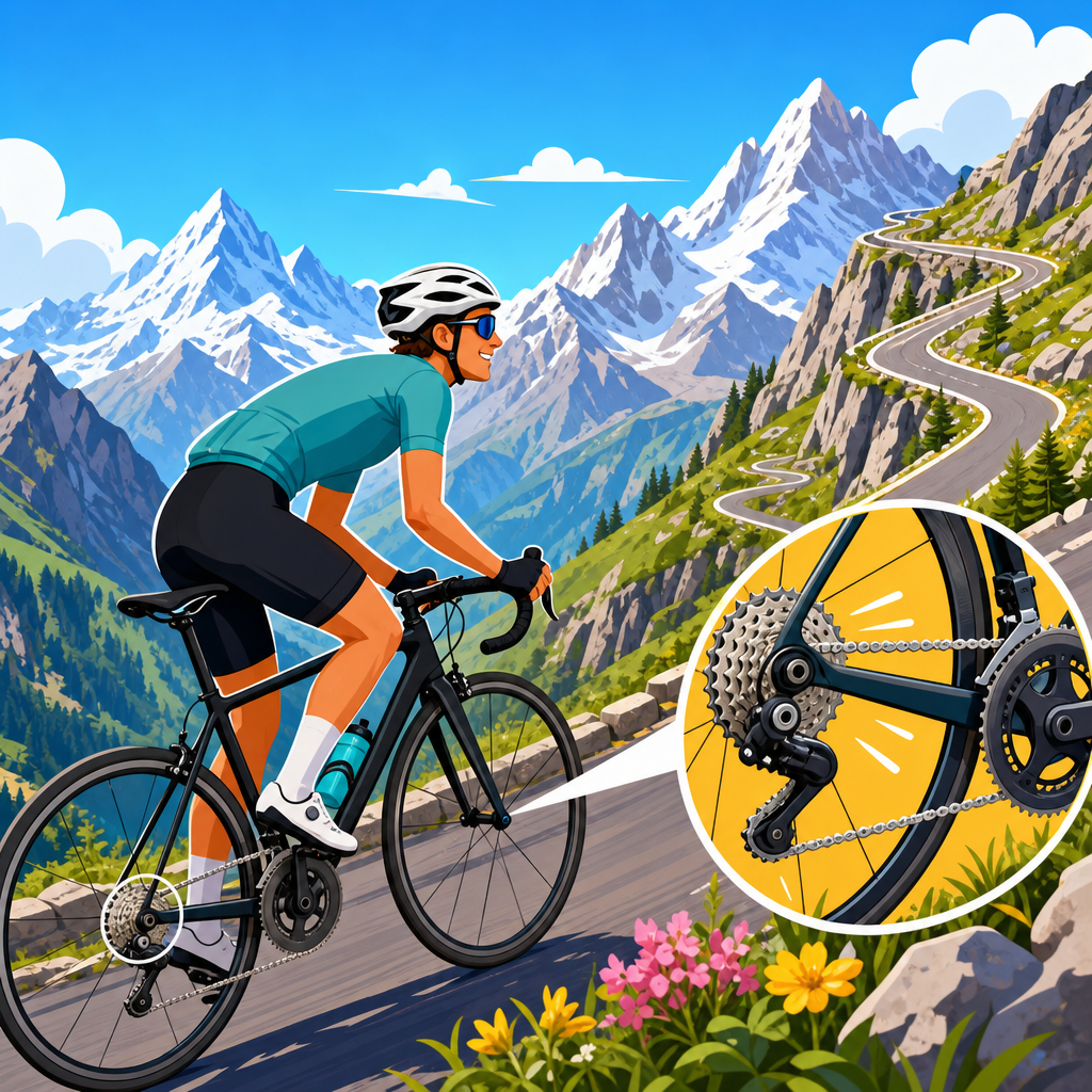 Best gearing strategy for steep high-altitude climbs