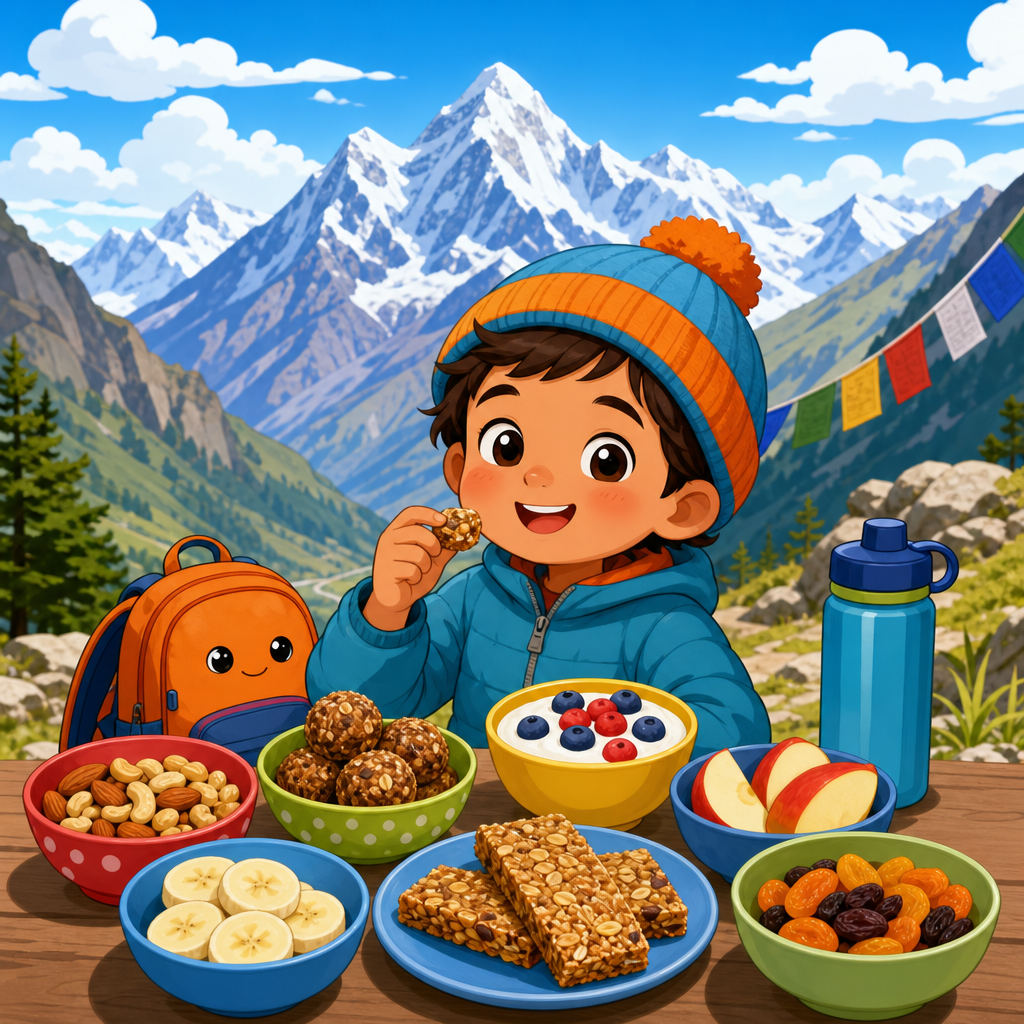 Best snacks for children who lose appetite at altitude