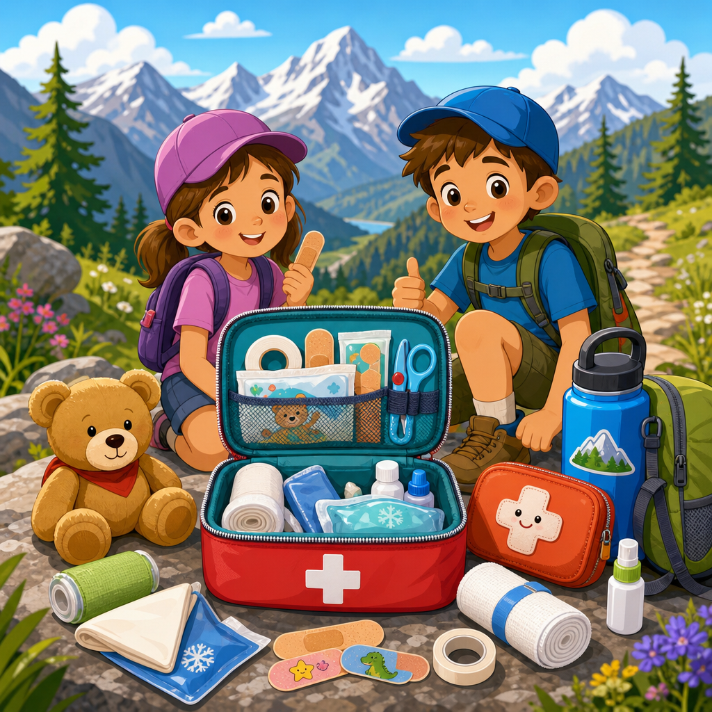 How to build a kid-friendly first-aid kit for mountain trips