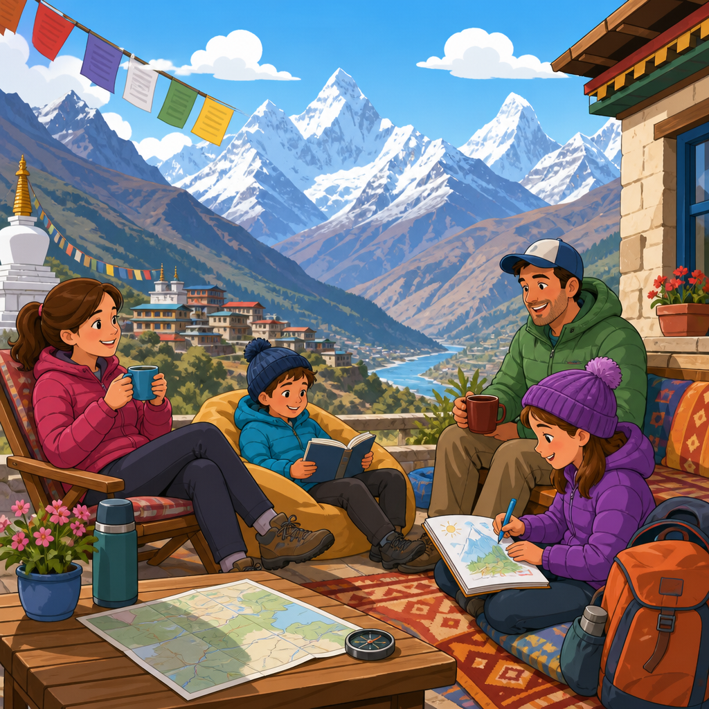 How to plan rest days on a high-altitude family trip