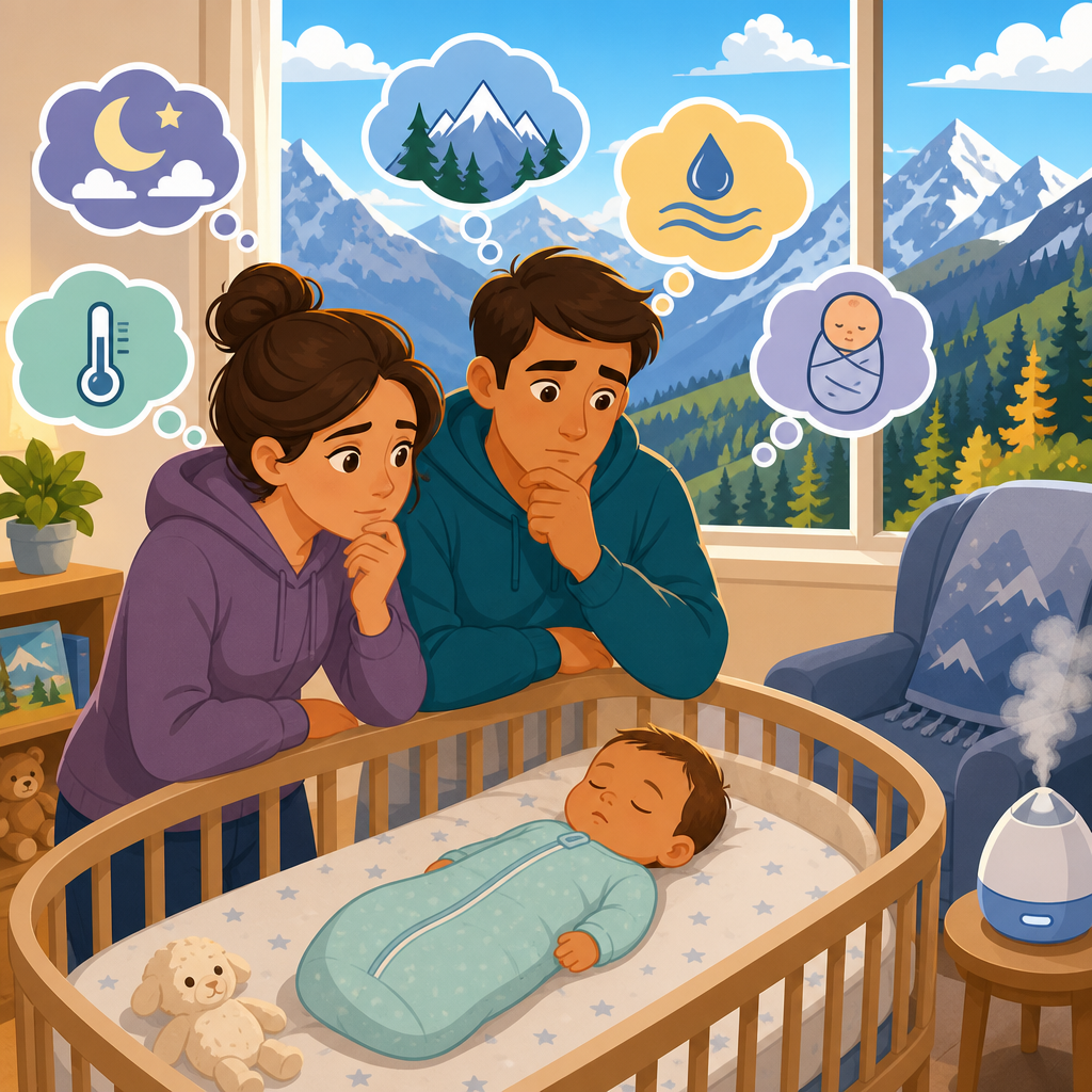 Safe sleep questions parents ask after moving to altitude