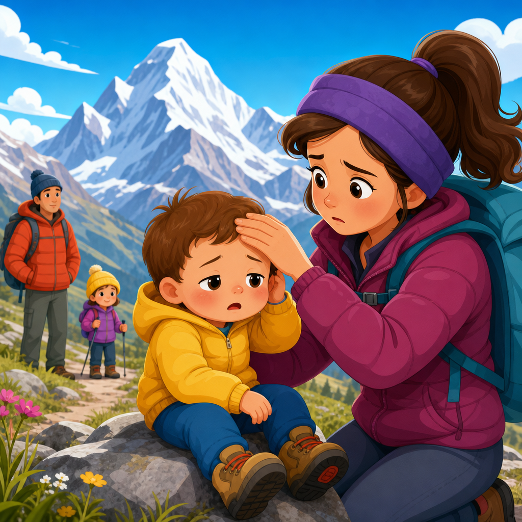 What altitude symptoms in toddlers are easy to miss