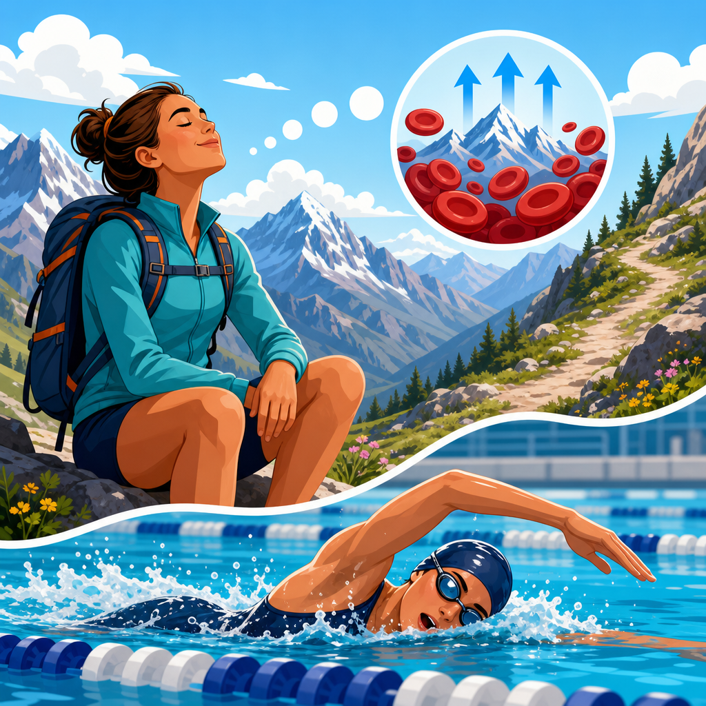 Can swimmers benefit from altitude exposure away from the pool?