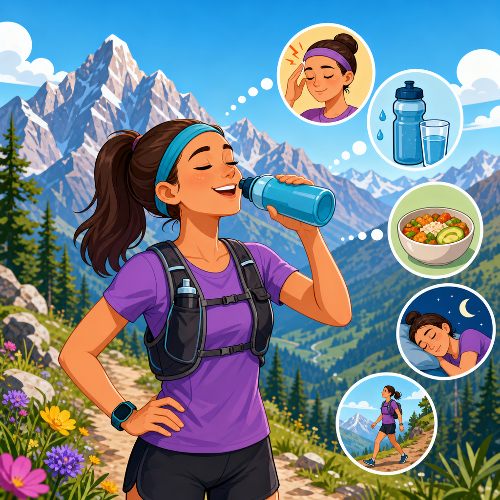How to avoid altitude headaches after a run