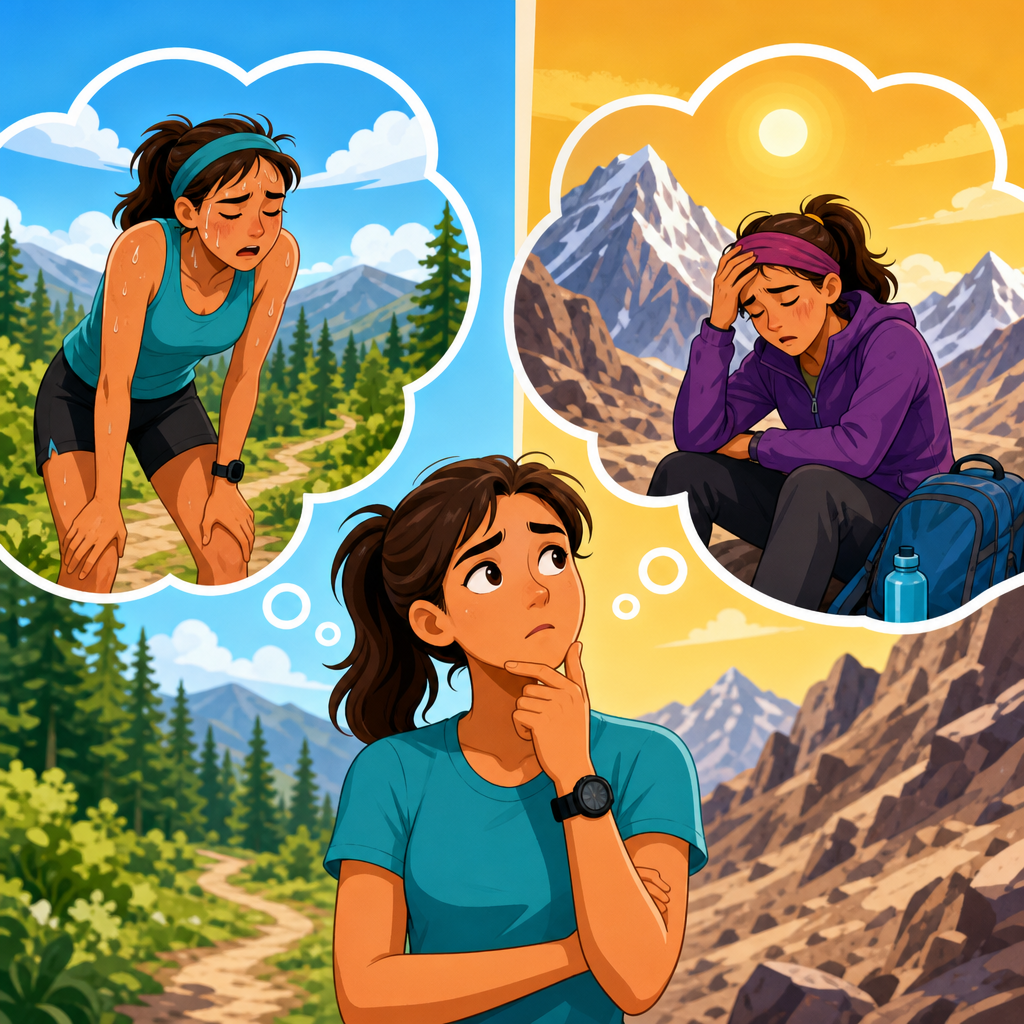 How to know whether fatigue is from training or acclimatization