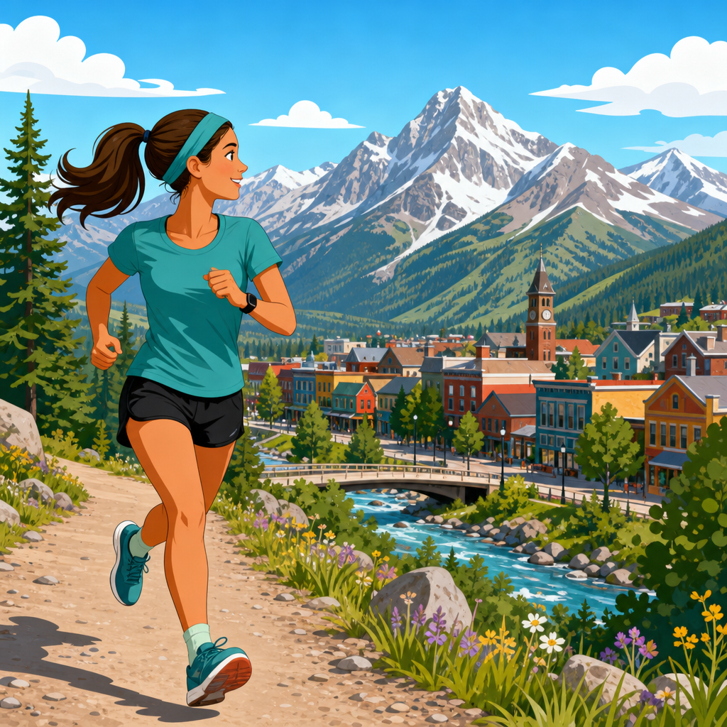 How to pace your first run in a mountain town