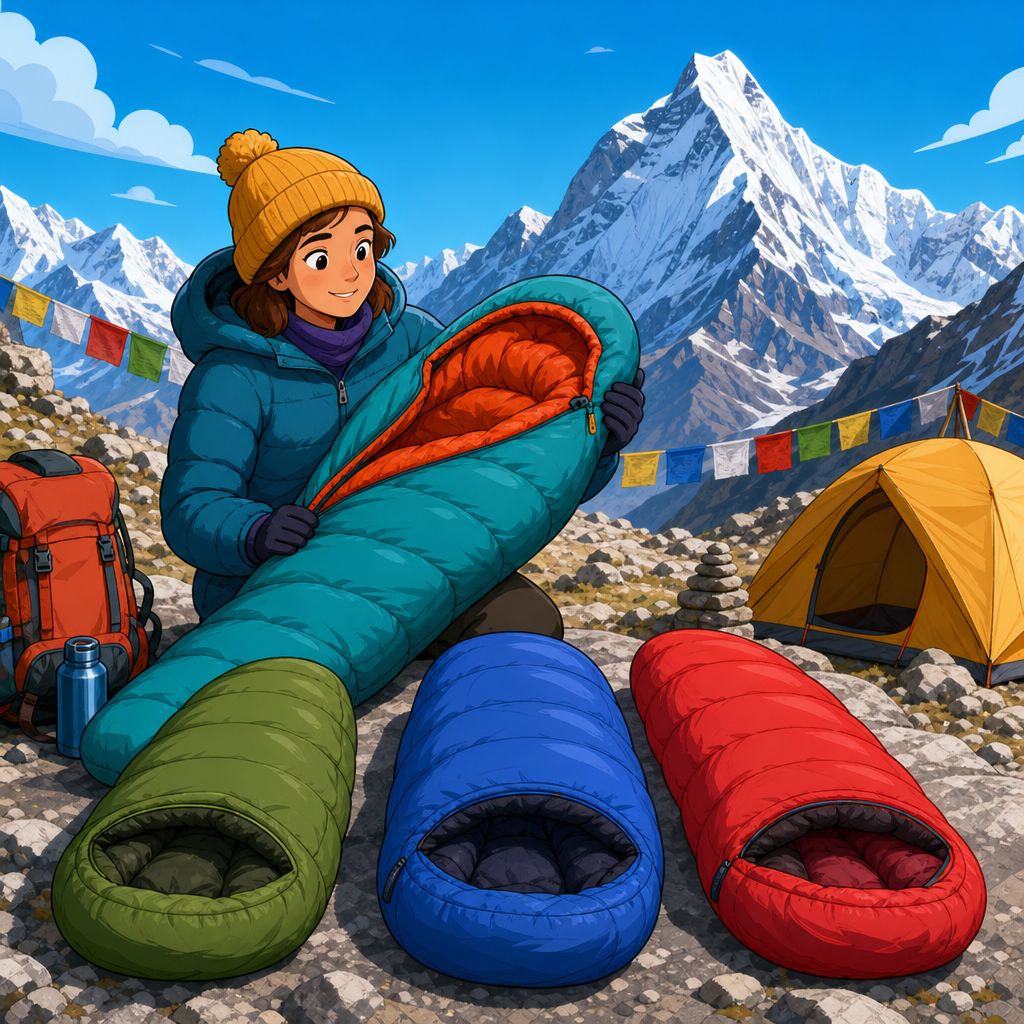 How to pick a sleeping bag for high-altitude camping