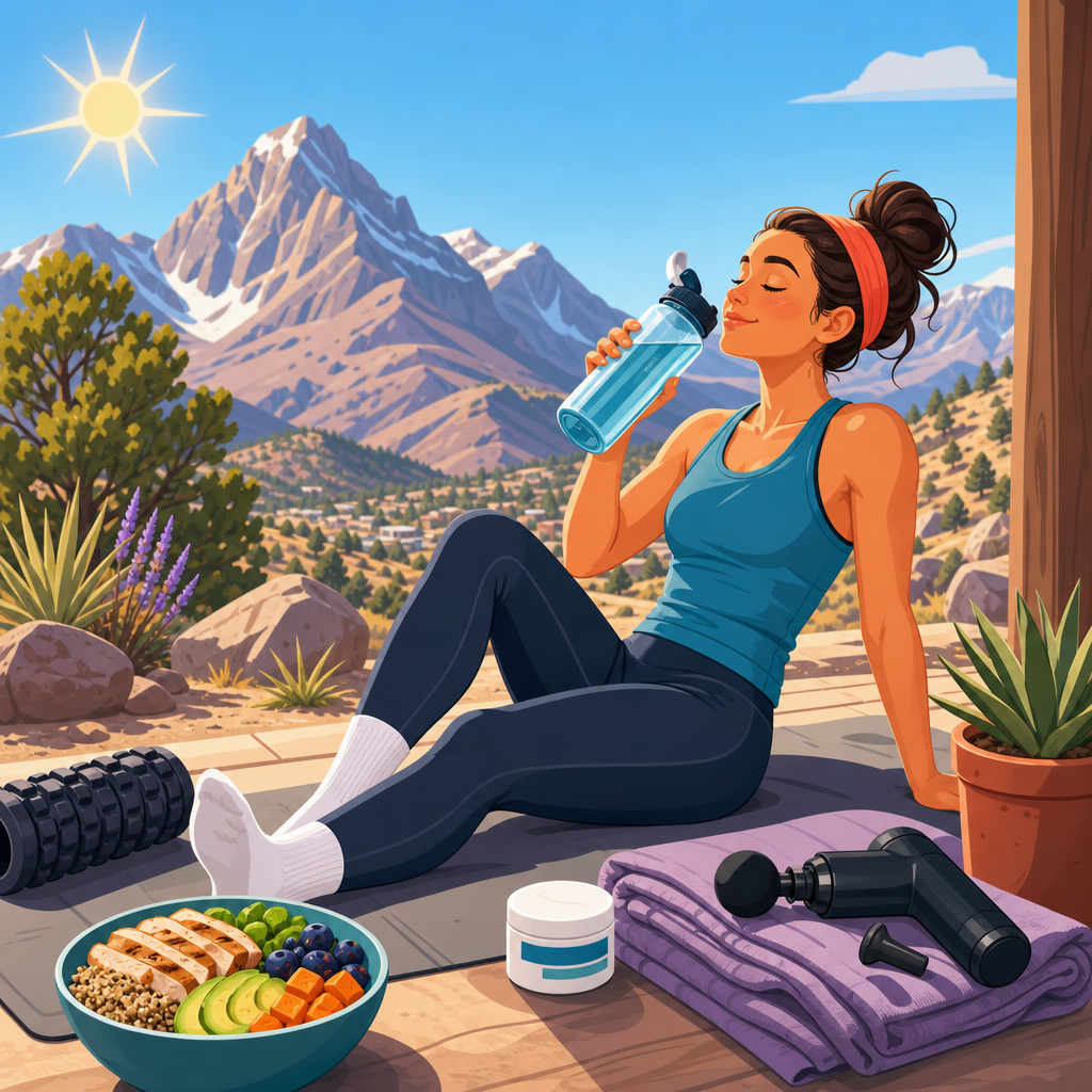 How to recover from strength sessions in dry mountain climates