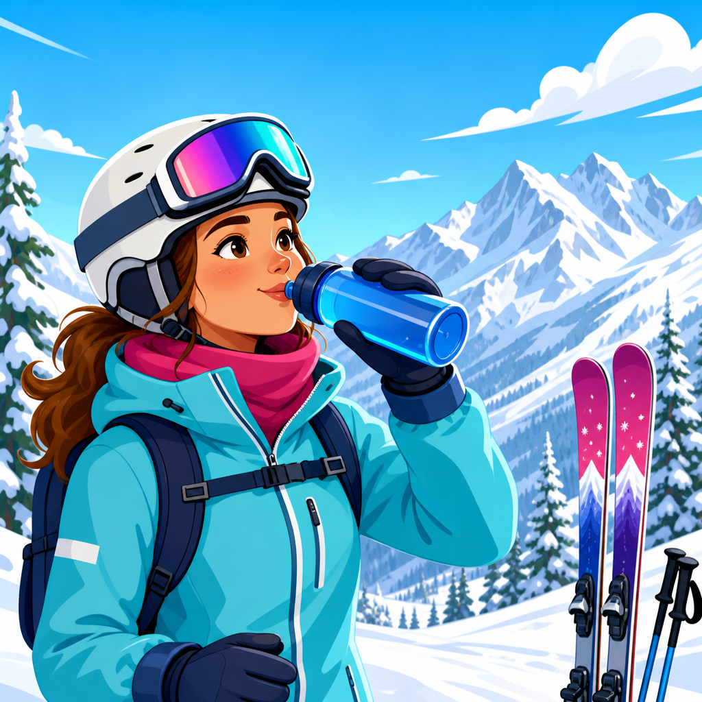 How to stay hydrated while skiing in cold weather