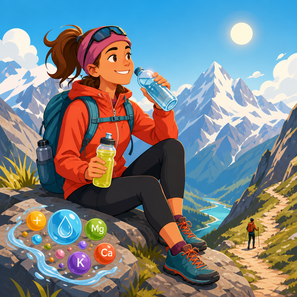Electrolytes at altitude: when water alone is not enough