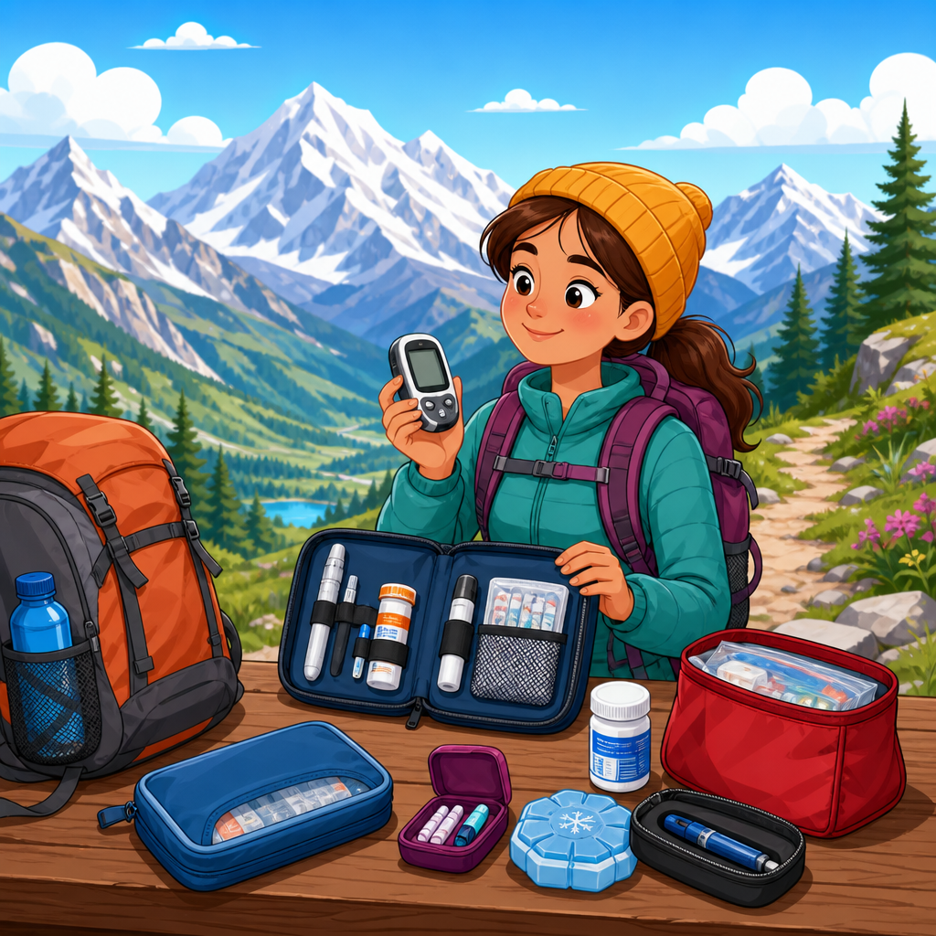 Travel checklist for diabetes in mountain environments