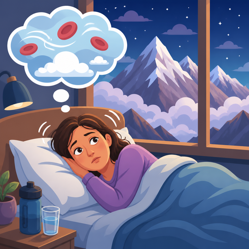 Why altitude sleep feels lighter and less restorative