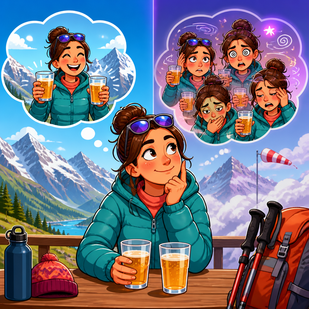 Alcohol at altitude: why two drinks can feel like four
