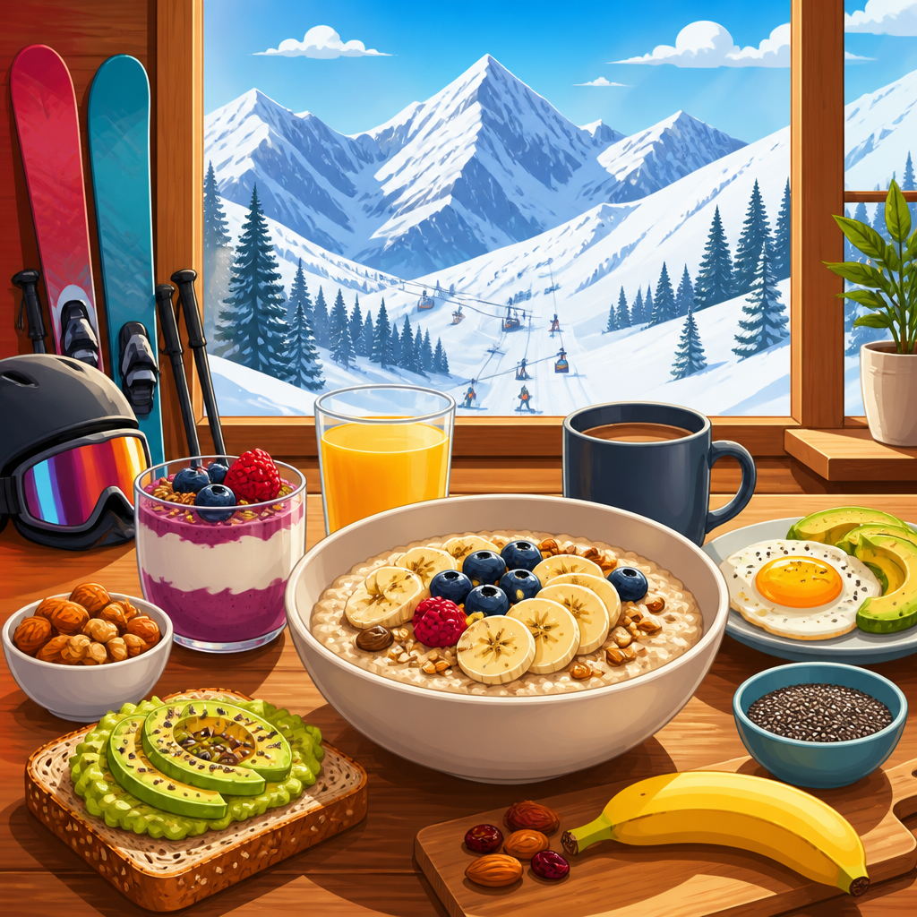 Best breakfast before skiing at altitude