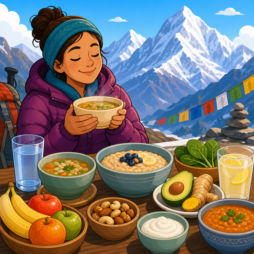 Best foods for recovering after altitude sickness