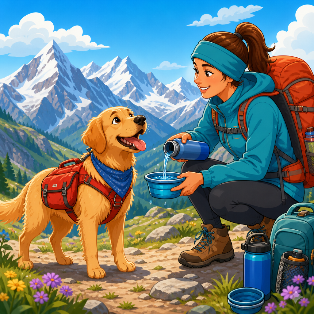 Best hydration plan for dogs on high-altitude hikes