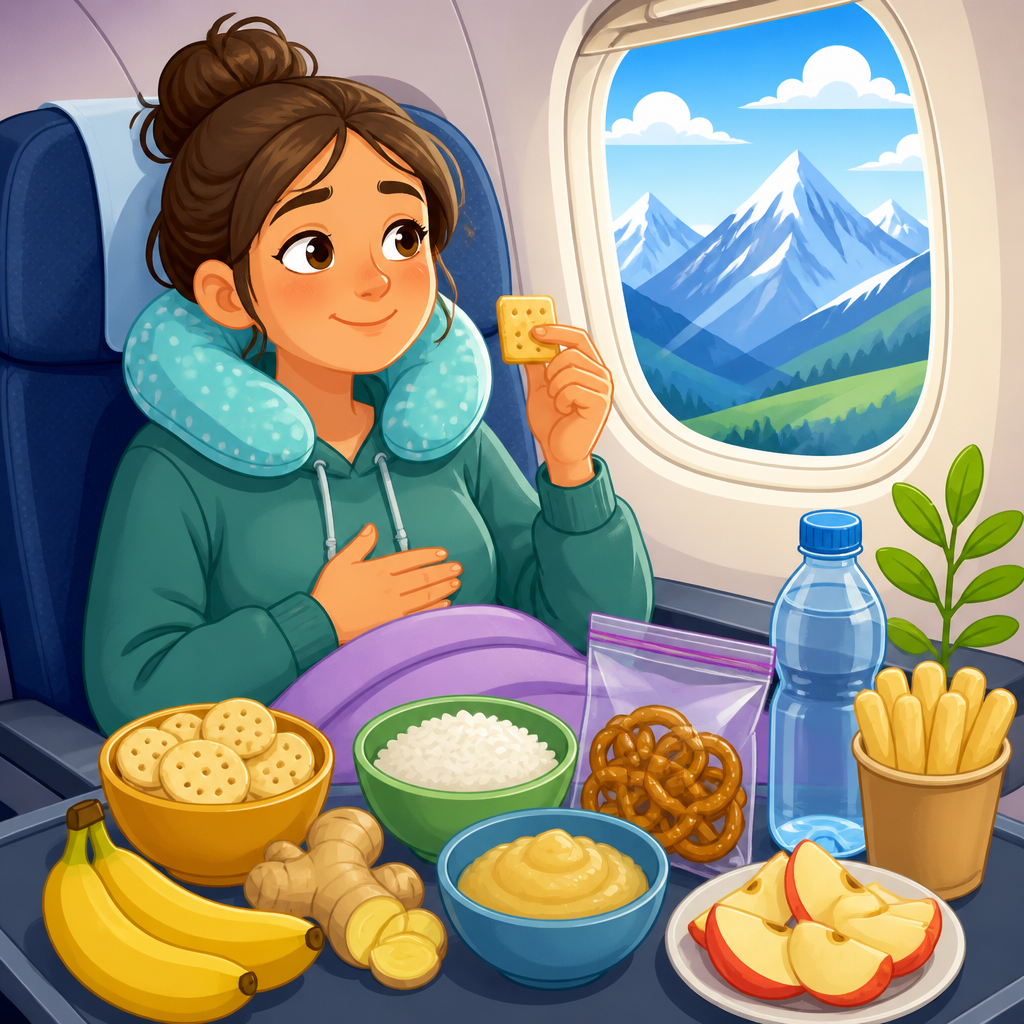 Best snacks for altitude travel when you feel nauseated