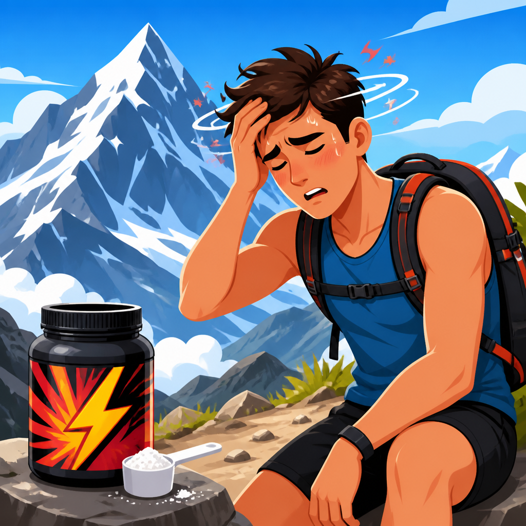 Can pre-workout supplements make altitude symptoms feel worse?