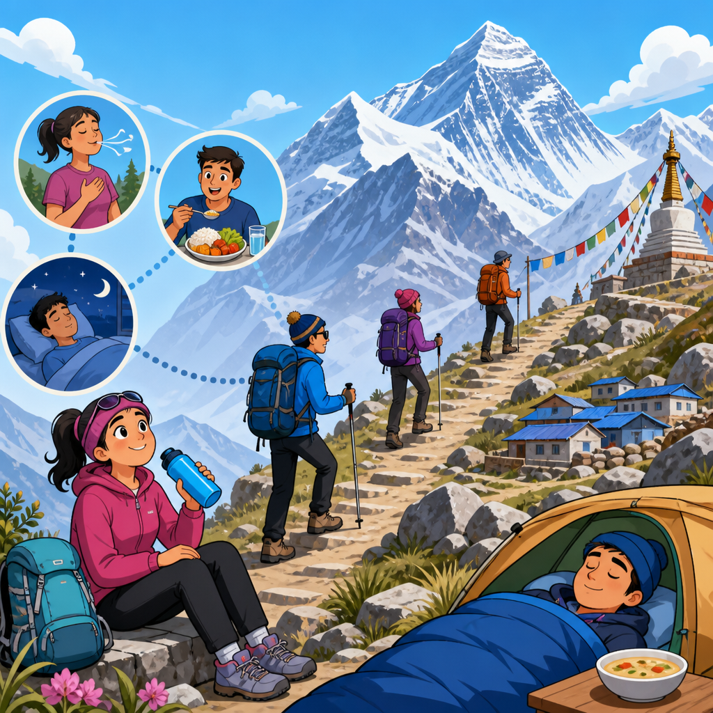 How to acclimatize before visiting Everest Base Camp