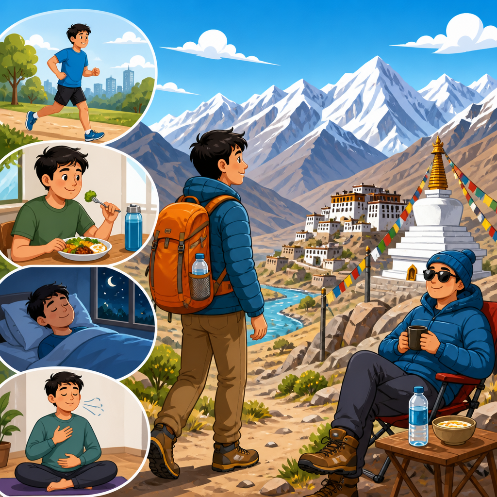 How to acclimatize before visiting Leh-Ladakh