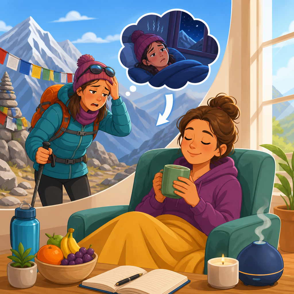 How to recover after a trip where altitude wrecked your sleep