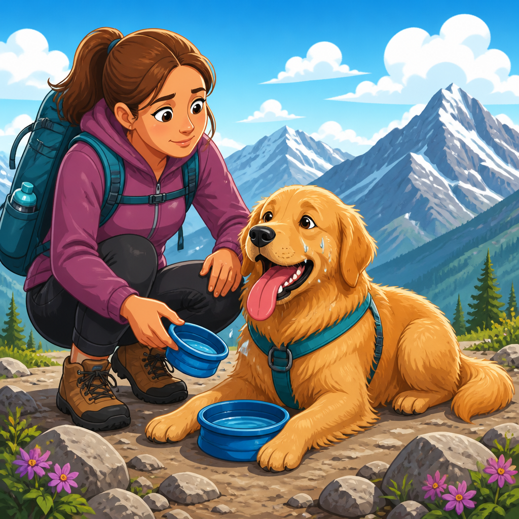 What to do if your dog starts panting excessively at altitude