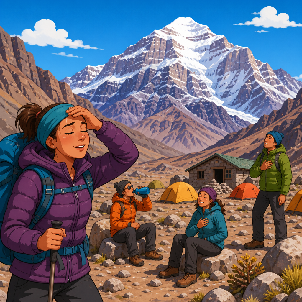 What to expect physically when you arrive in Aconcagua Base Areas