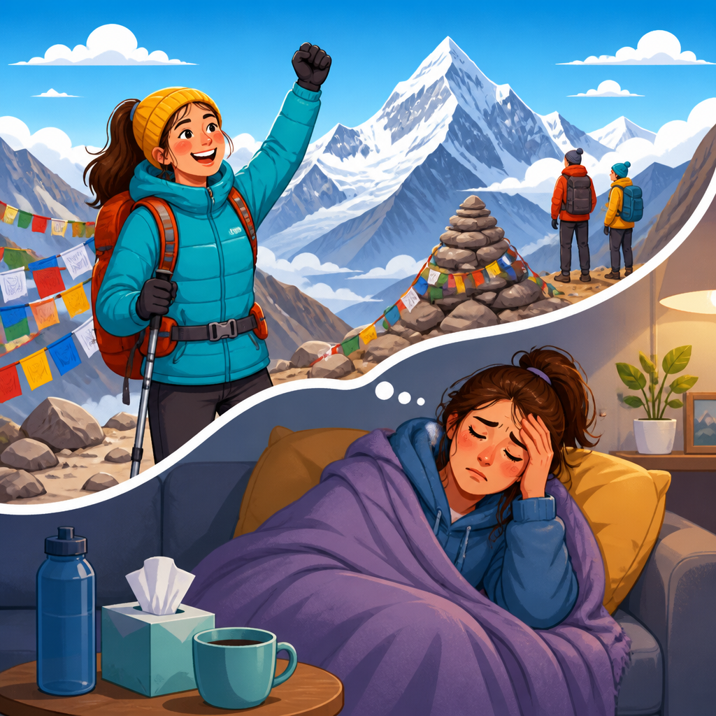 Why you feel wiped out for days after an altitude trip