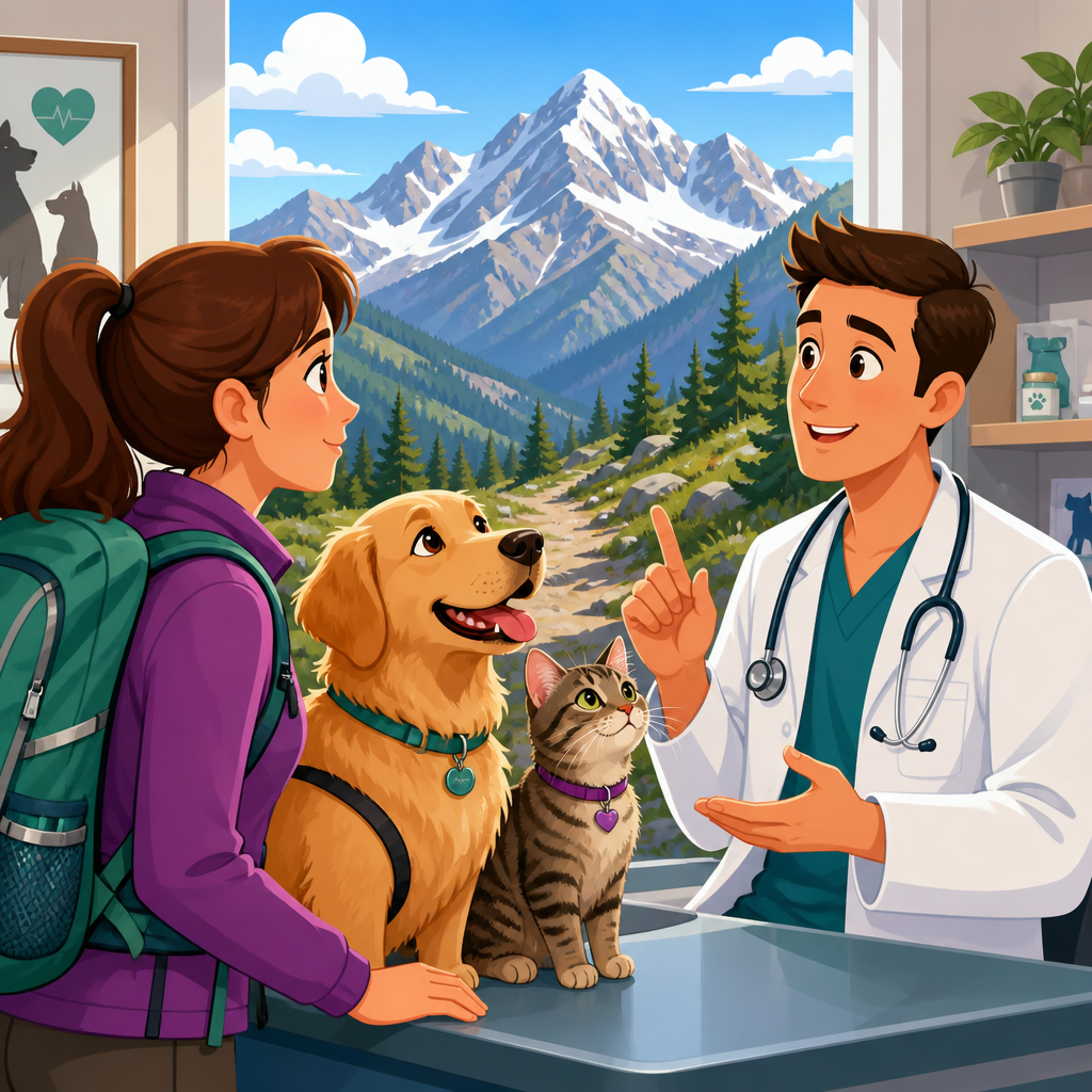 Should you ask your vet before taking a pet above 8,000 feet?